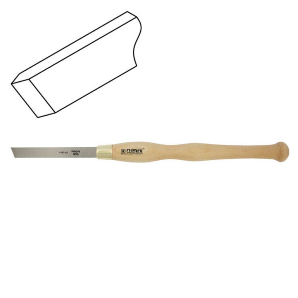 Narex långt svarvjärn sned 465 mm