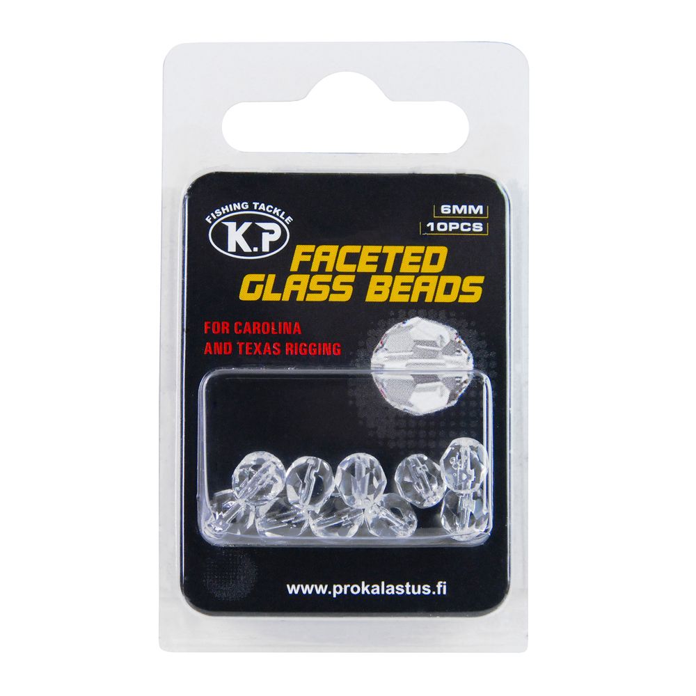 K.P Baits lasihelmi 6 mm 10 kpl