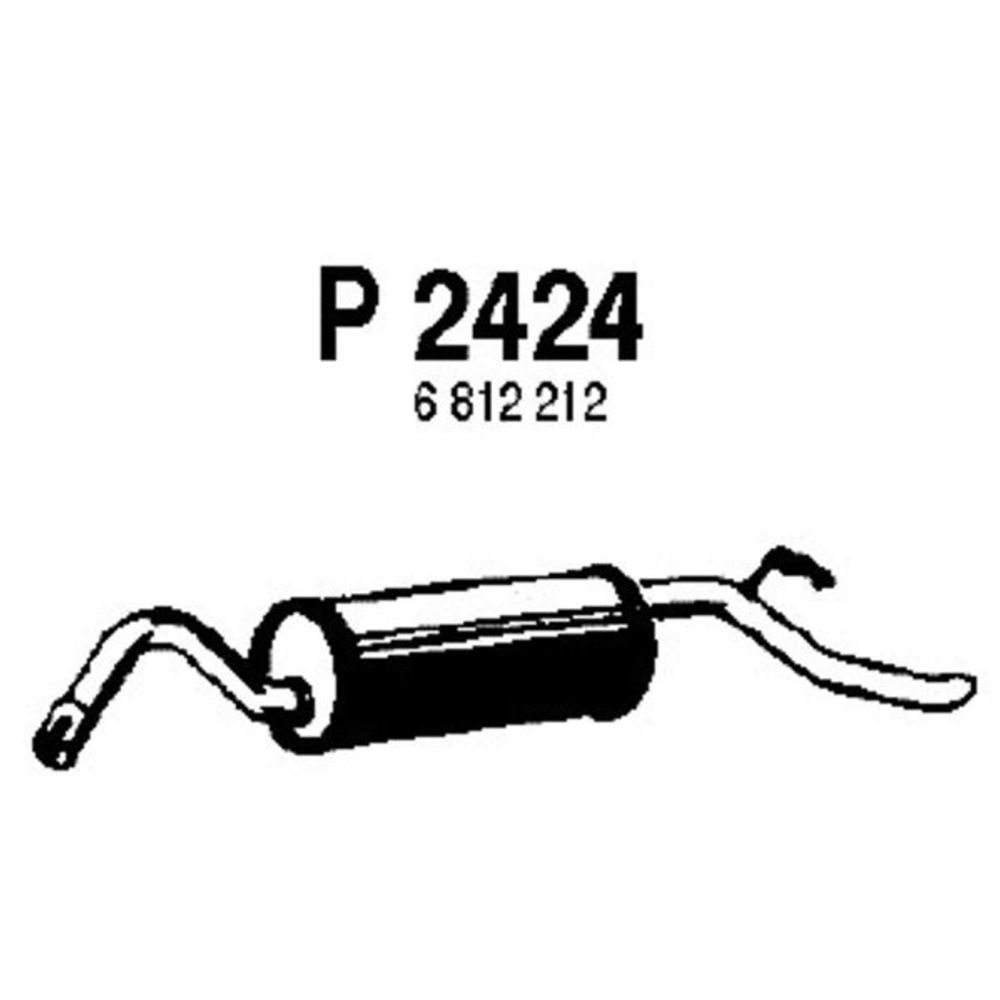 Takaäänenvaimentaja 14-2424