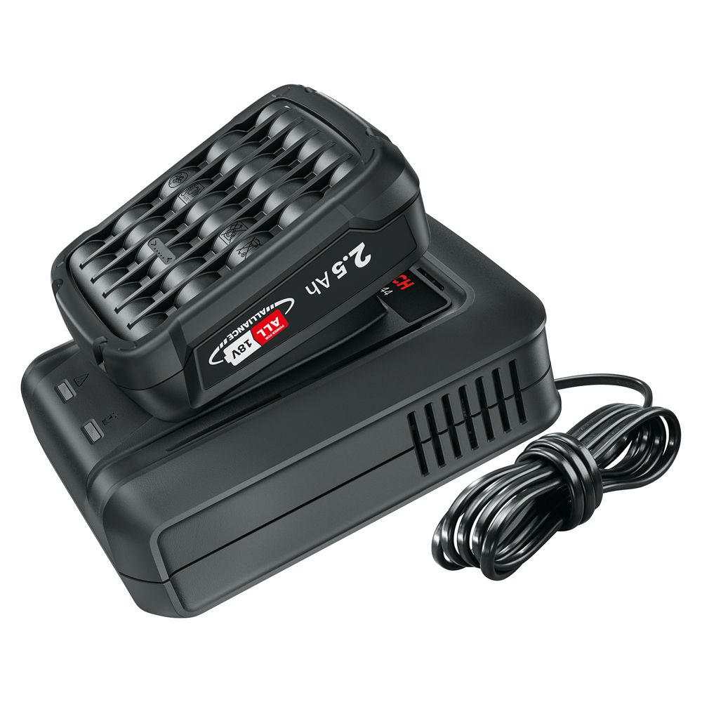 Bosch Power for All Batteriladdarpaket 18 V 2,5 Ah