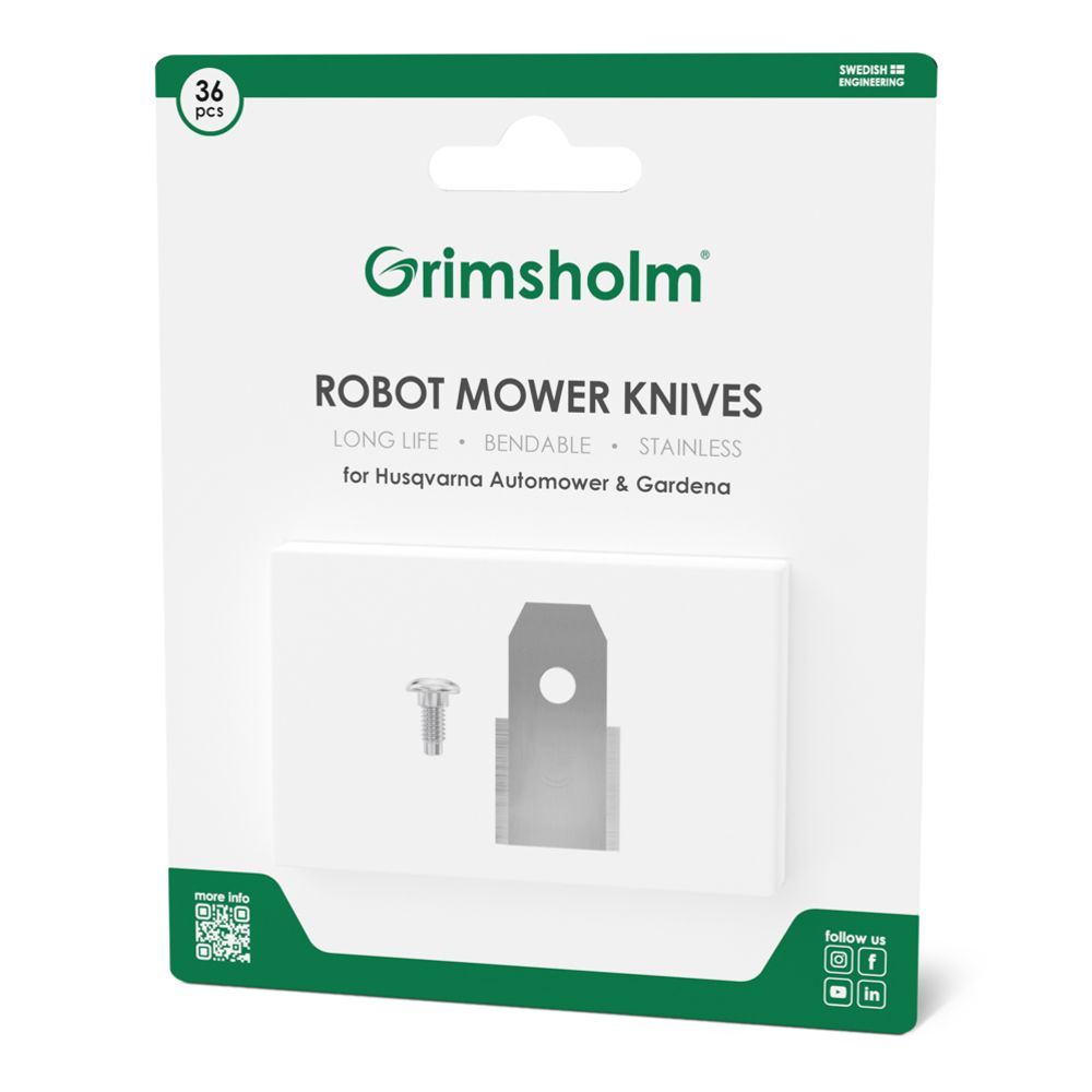 Grimsholm Green robotniiduki terad Husqvarna/Gardena/McCulloch 36 tk