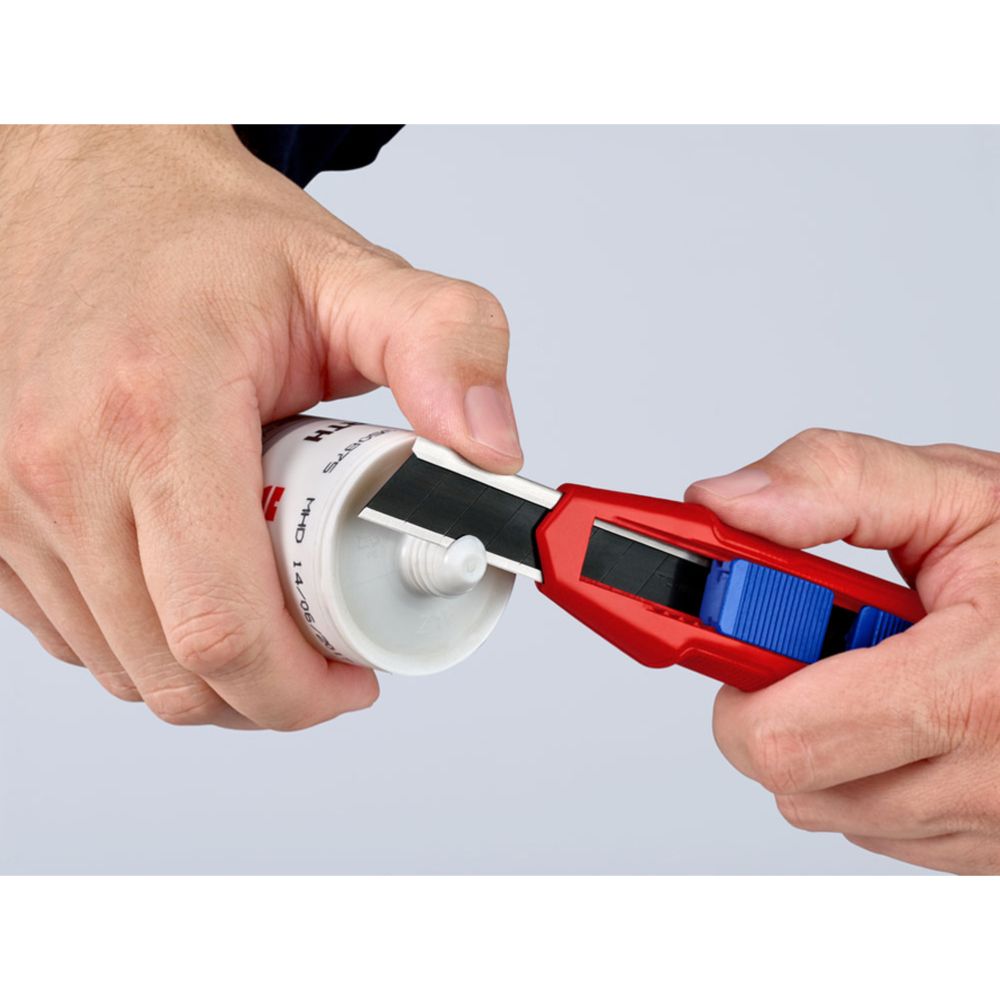 Knipex® 90 10 165 CutiX brytbladskniv med magnesiumram 18 mm