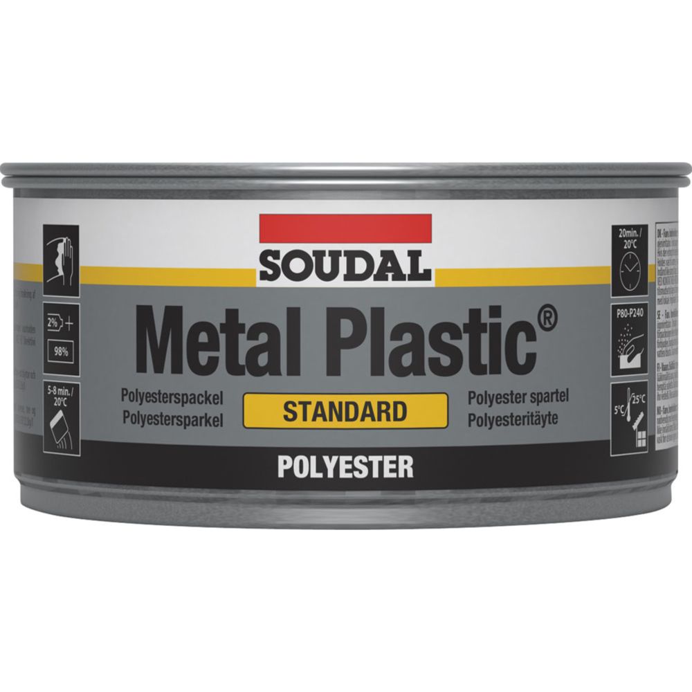 Soudal Metal Plastic Standard plastspackel 1 kg