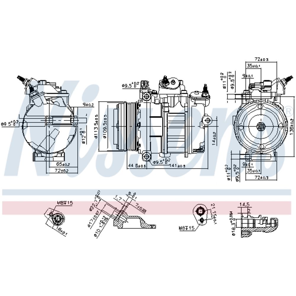 Ilmastointilaitteen kompressori 30-04404