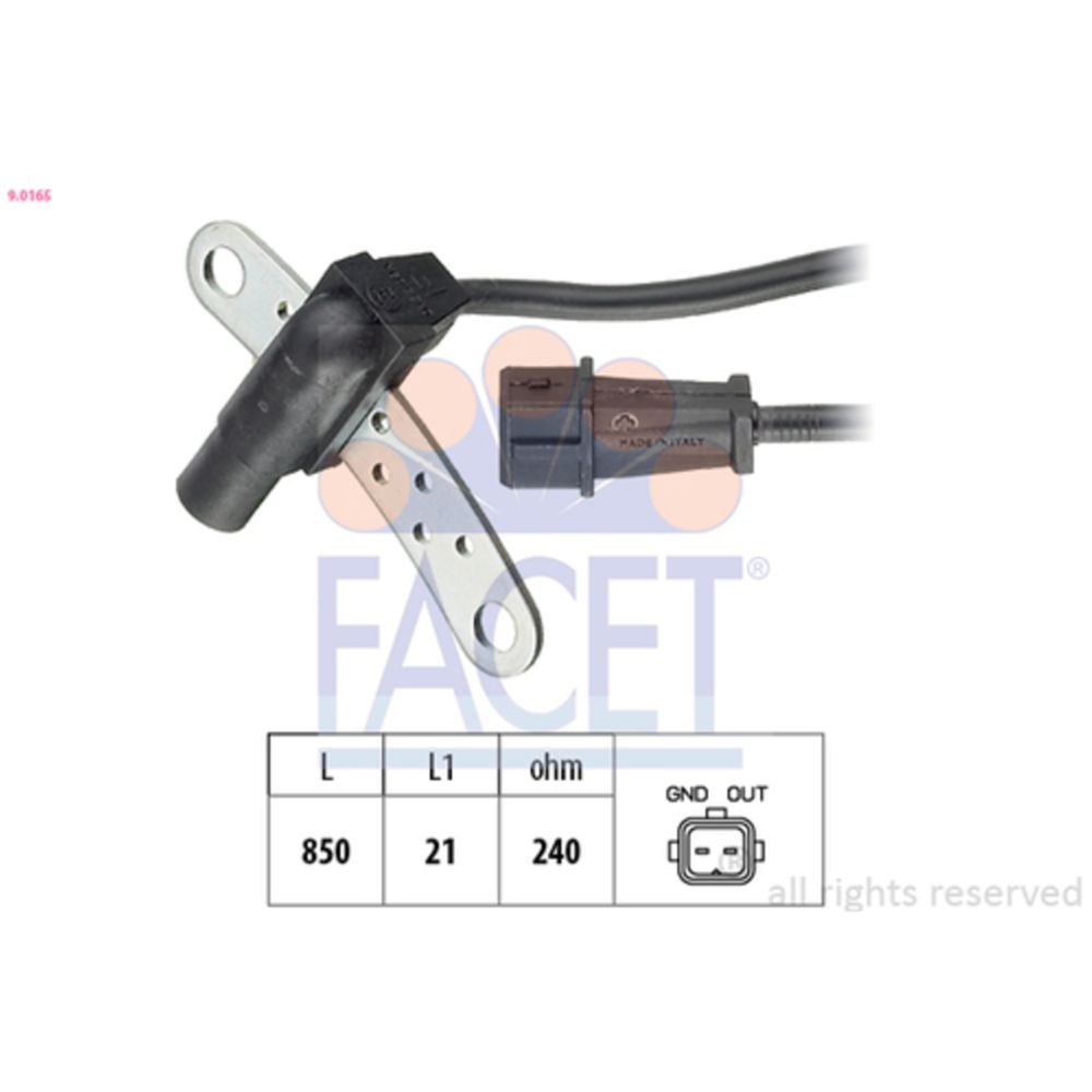 Kampiakselin asentotunnistin 10-9144