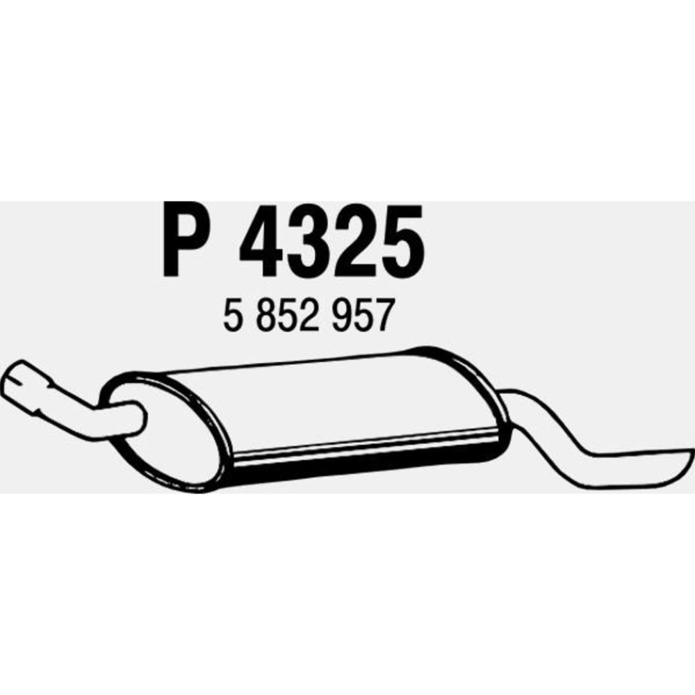 Takaäänenvaimentaja 14-4541