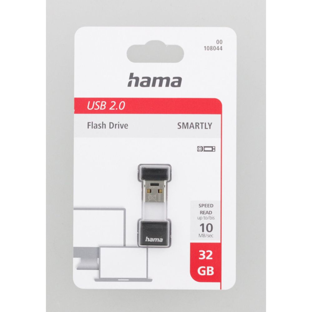 Hama Smartly muistitikku 32 GB USB 2.0 10 MB/s musta