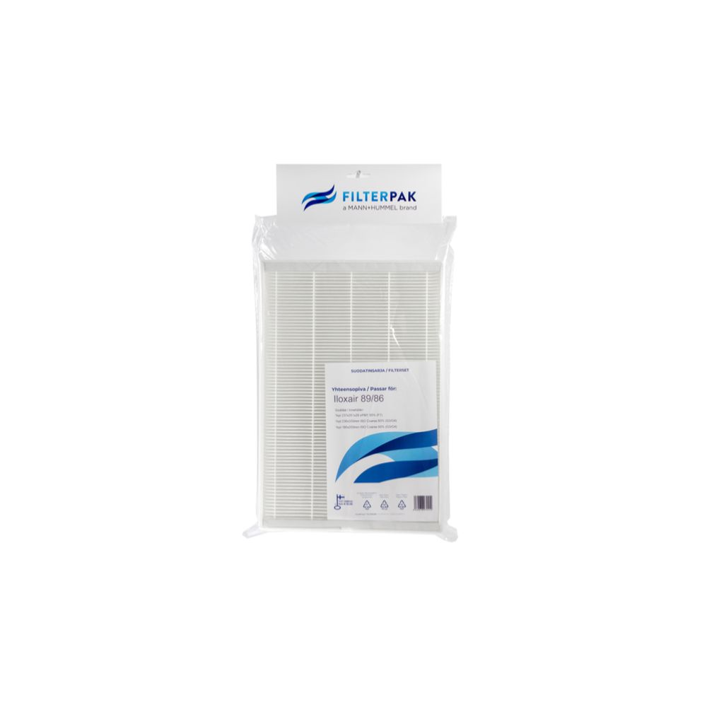 Filterpak Iloxair 89/86 pientalosuodatinpakkaus