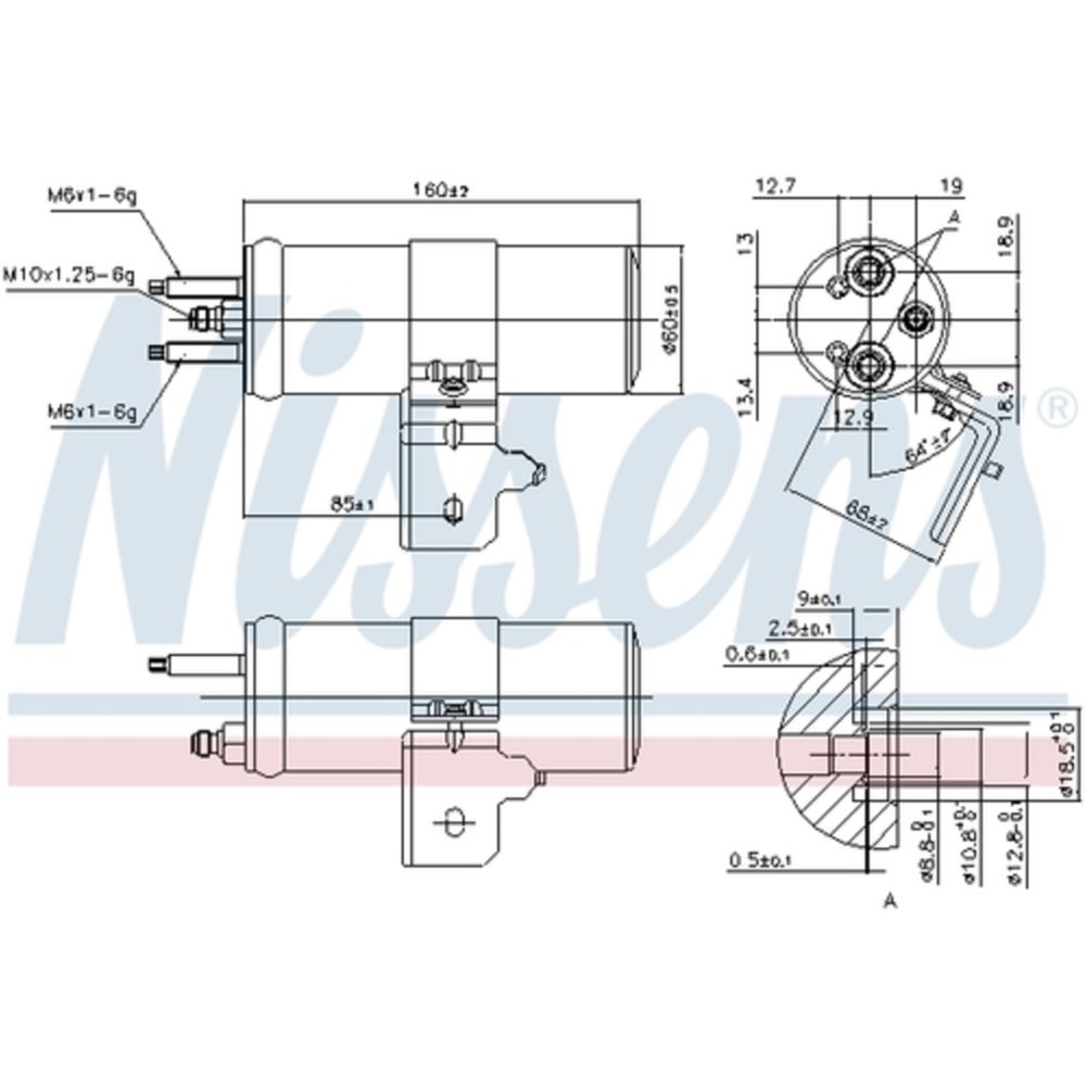 Ilmastointilaitteen kuivain 30-00302