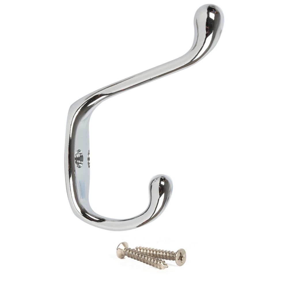 Fixxer® kroomitud riidekonks mütsile ja jakile 65 x 43 mm
