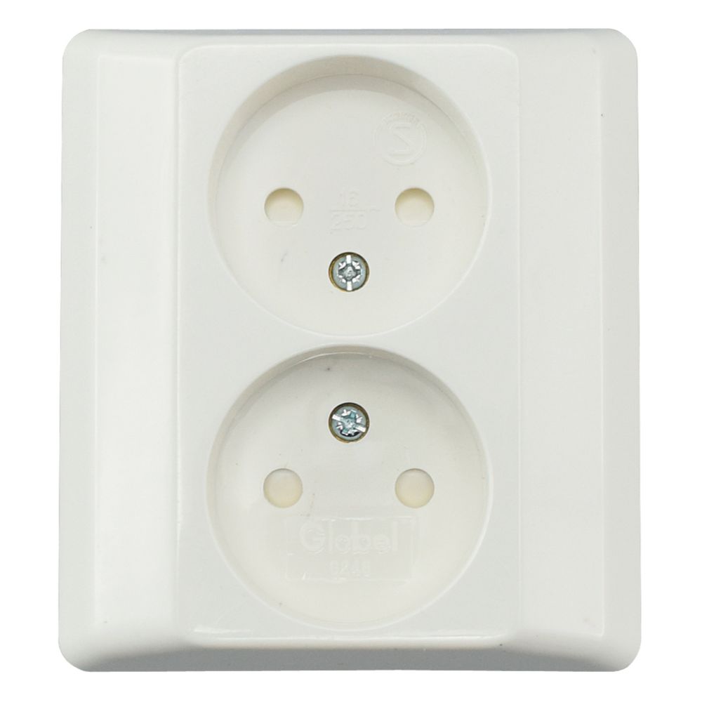 Harju Lumi 2-osaline pistikupesa, süvistatav, maanduseta