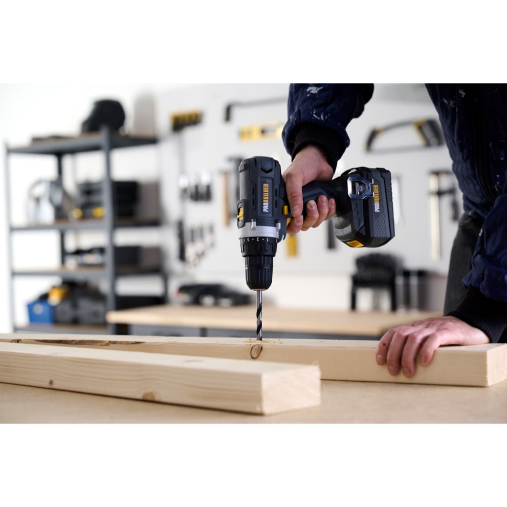 Probuilder batteridriven borrmaskin 18V Li-ion solo