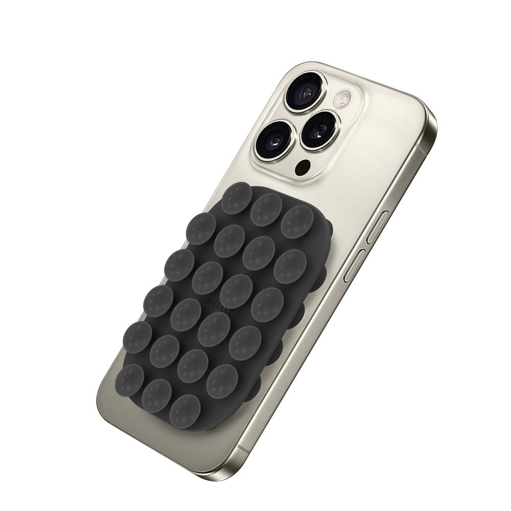 Celly FIXSQUARE iminappadega telefonihoidik, must