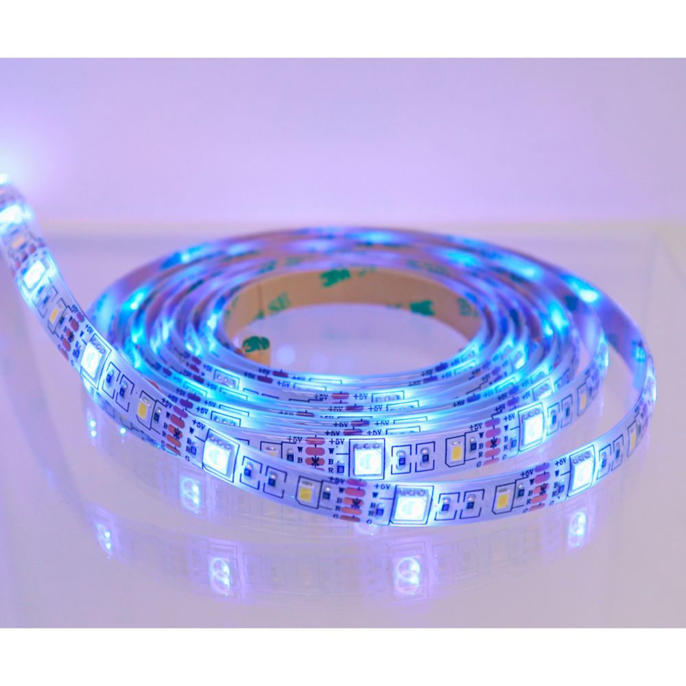 Led Energie RGB-W LED-valonauha USB-liitännällä ja kaukosäätimellä 3 m