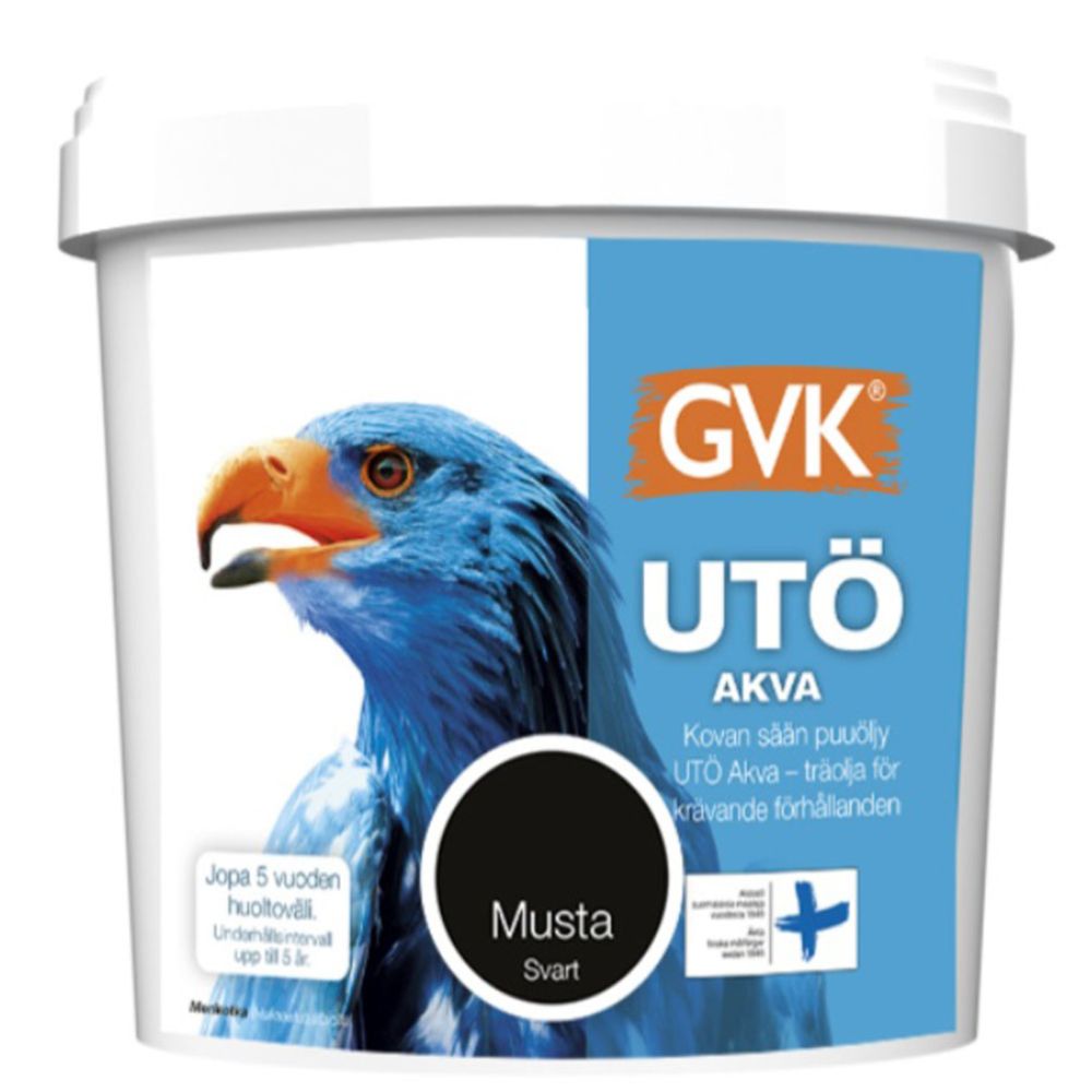 Utö Akva musta puuöljy 2,7 L