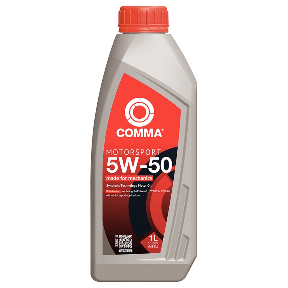 Comma Motorsport 5W-50 1 l moottoriöljy