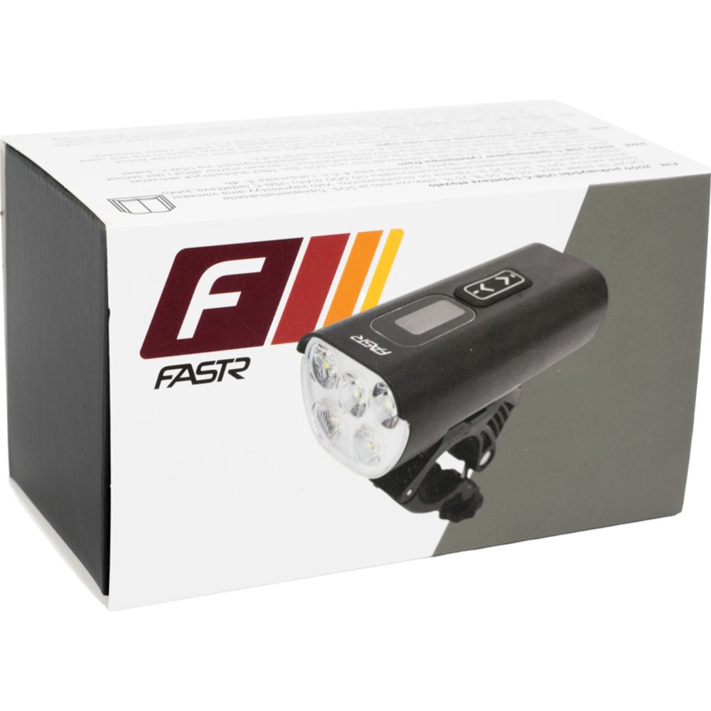 Fastr 2000 cykellampa fram USB-laddning
