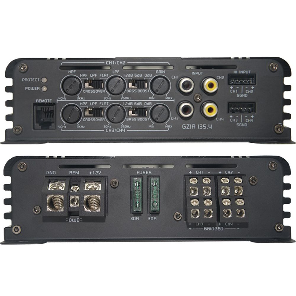 Ground Zero GZIA 135.4 Iridium 4-kanals förstärkare