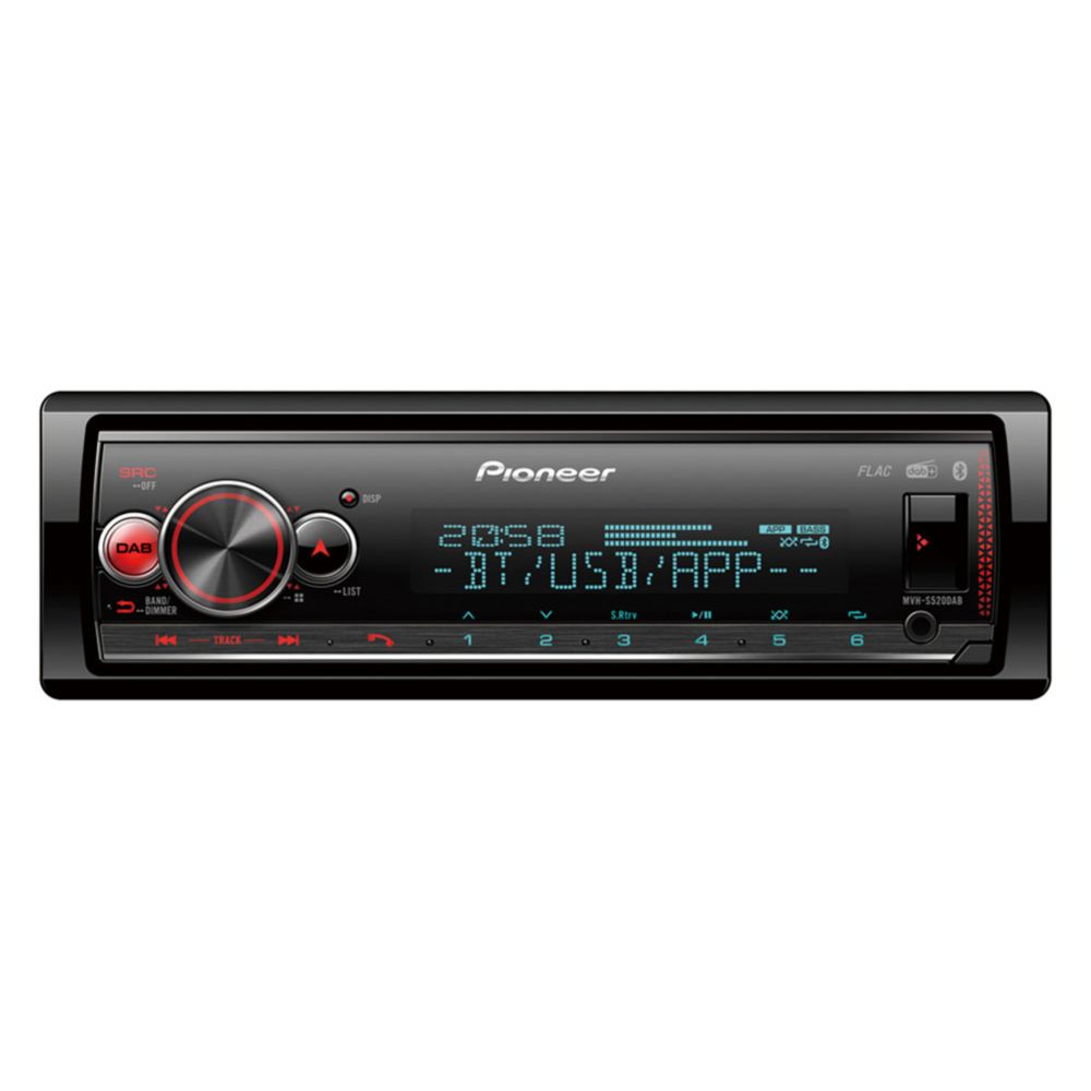 Pioneer MVH-S520DAB 1-din bilstereo