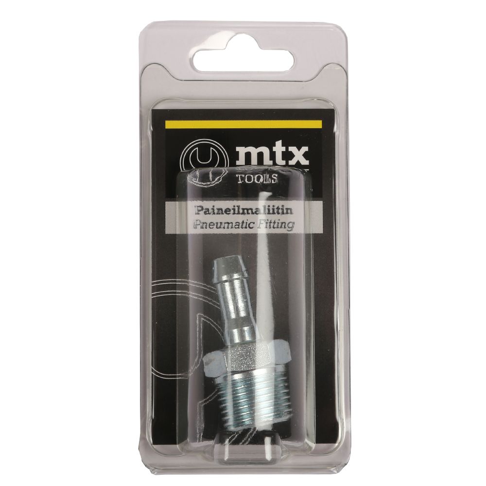 MTX Tools slangnippel ø10 mm 1/2" utvändig gänga 2 st