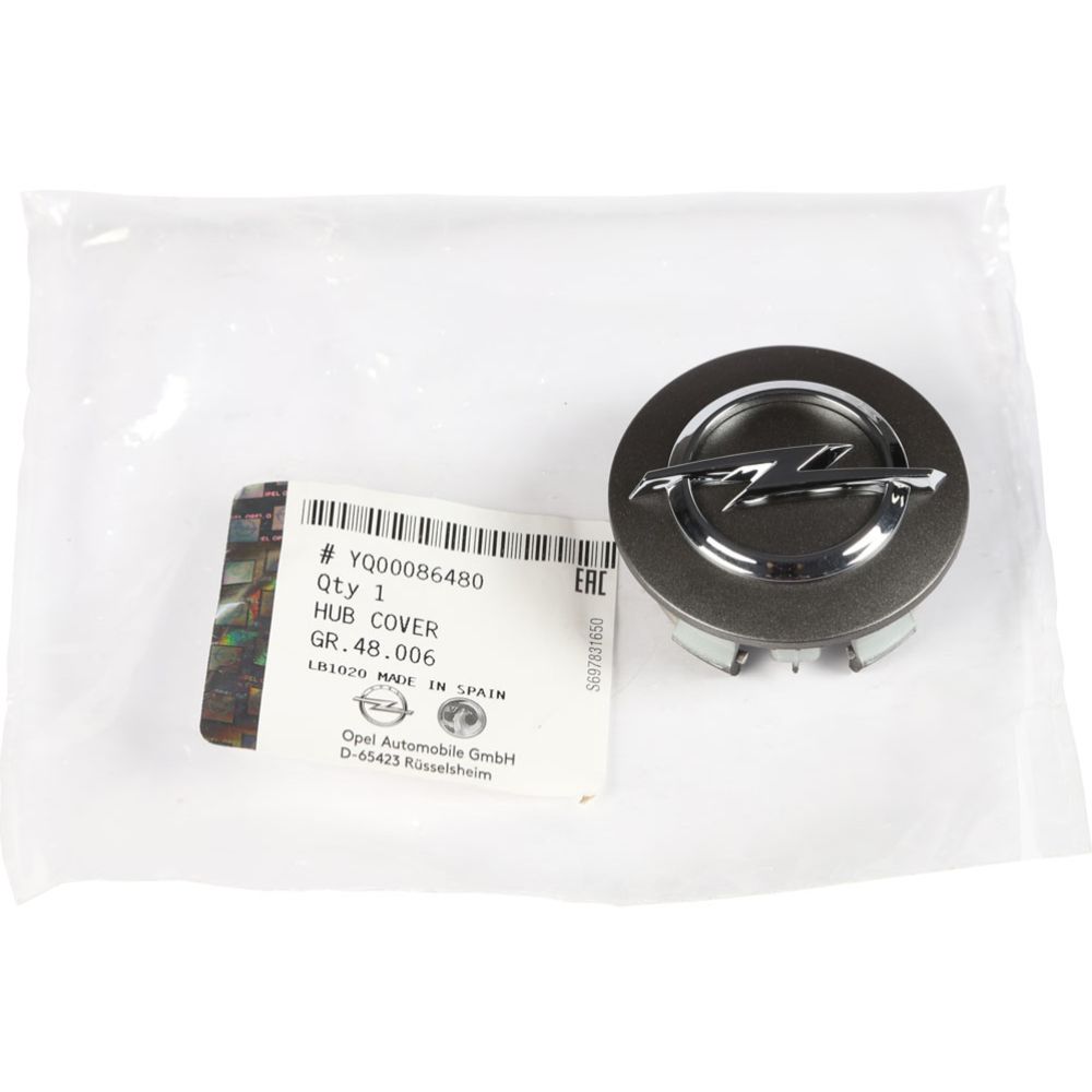 Centrumkåpa Opel ø 53 mm antracit original