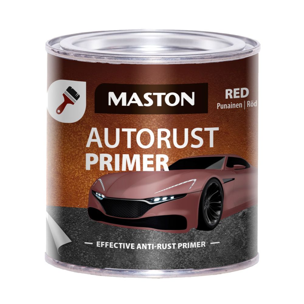 Maston AutoRust Primer rostskyddande grundfärg röd 250 ml