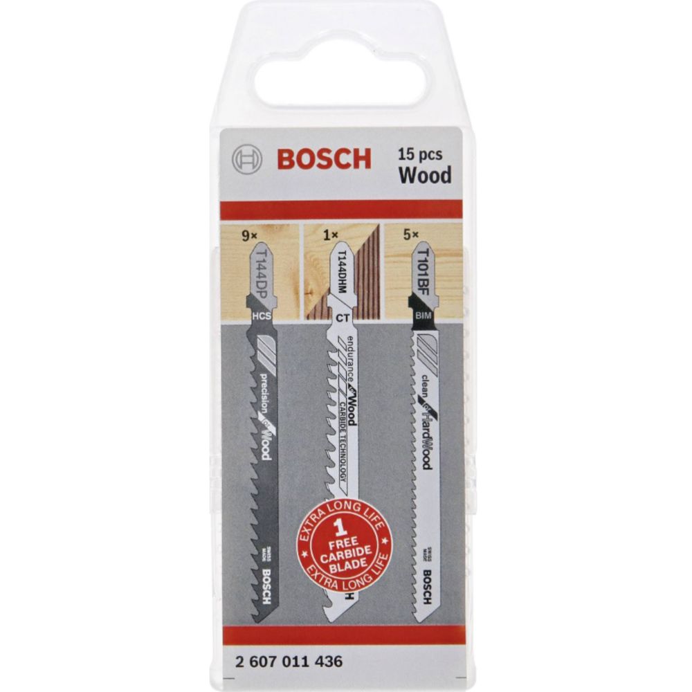 Bosch sticksågblad för trä 15 st.