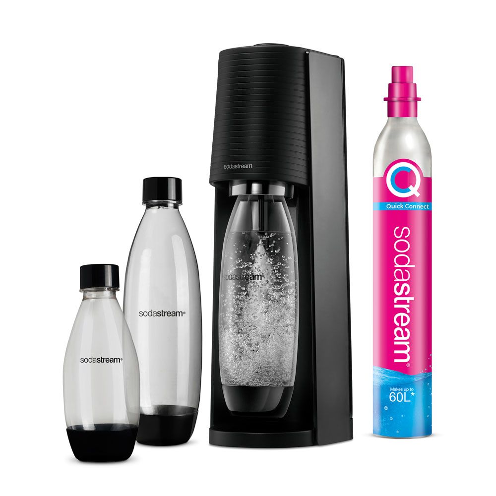 SodaStream Terra Megapack hiilihapotuslaite musta