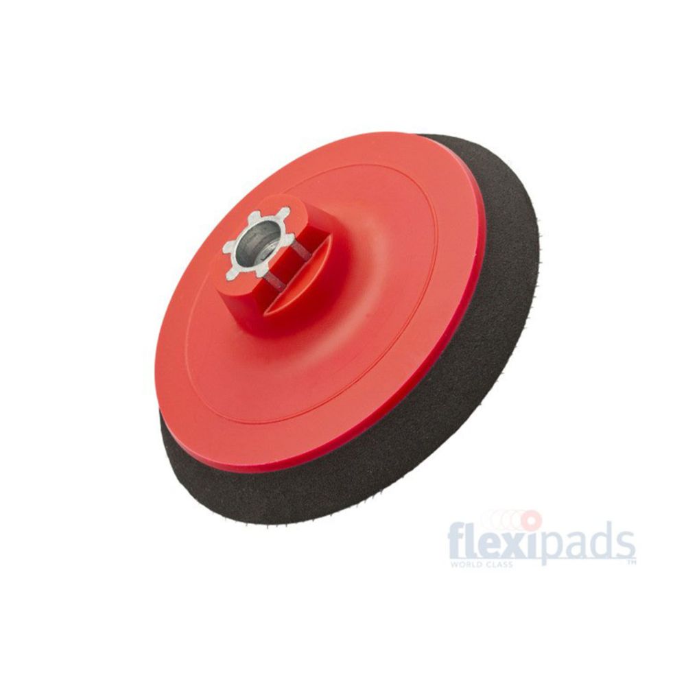Flexipads takjakinnitusega alusketas, pehme, ø 125 mm, M14