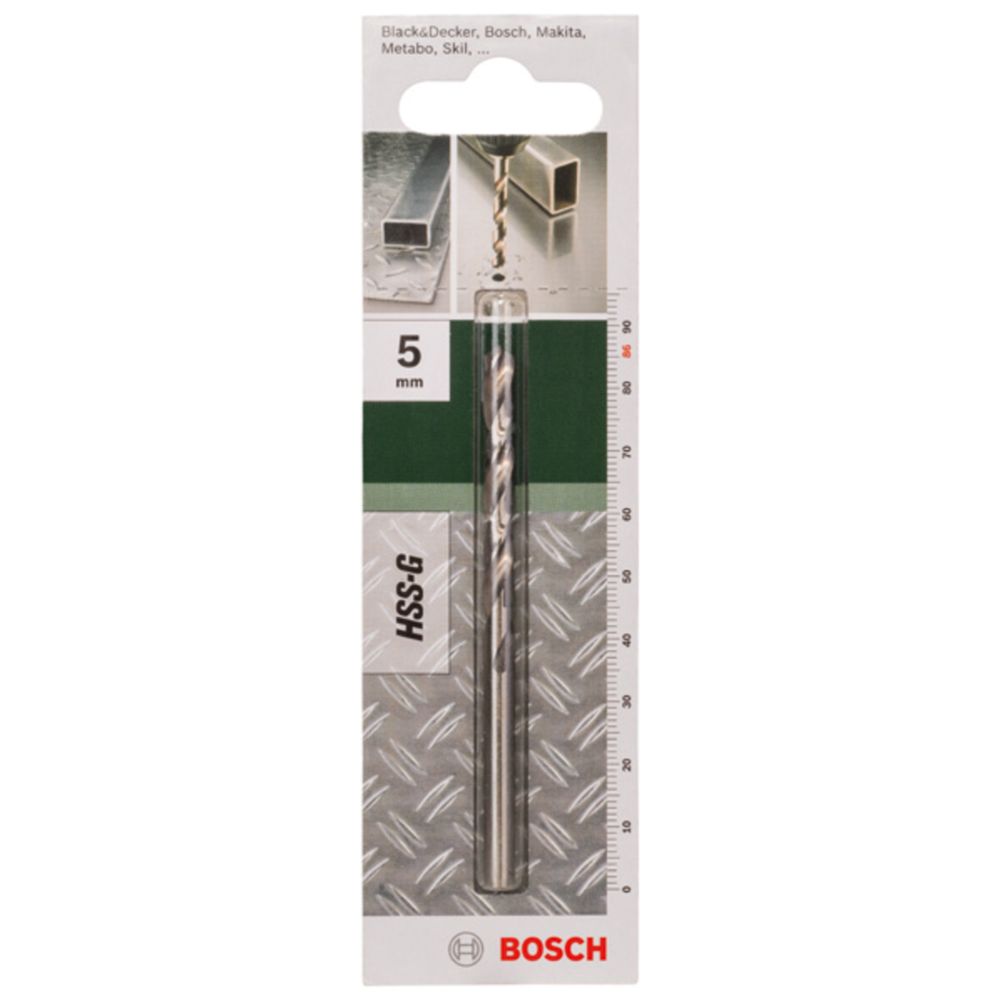 Bosch metallborr HSS G 5,0 mm