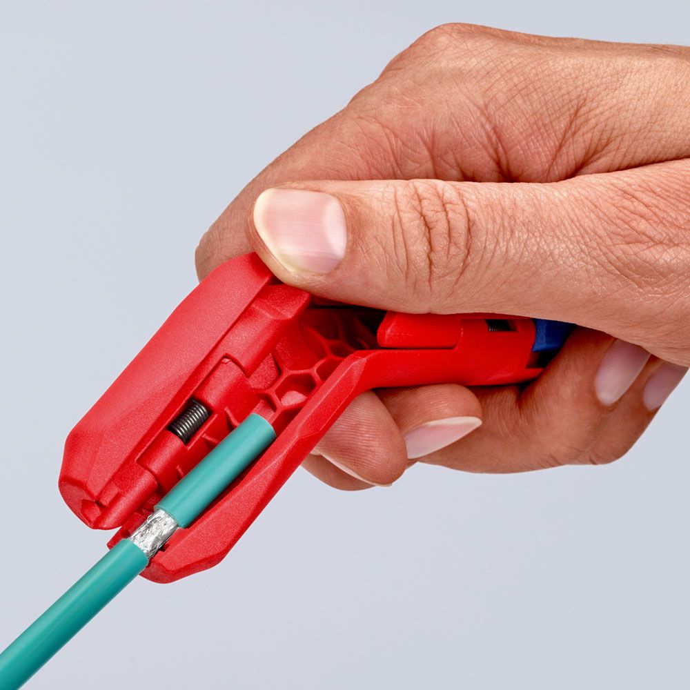 Knipex 16 95 01 Ergo Strip® kabelskalare för data-, Koax- och elkablar