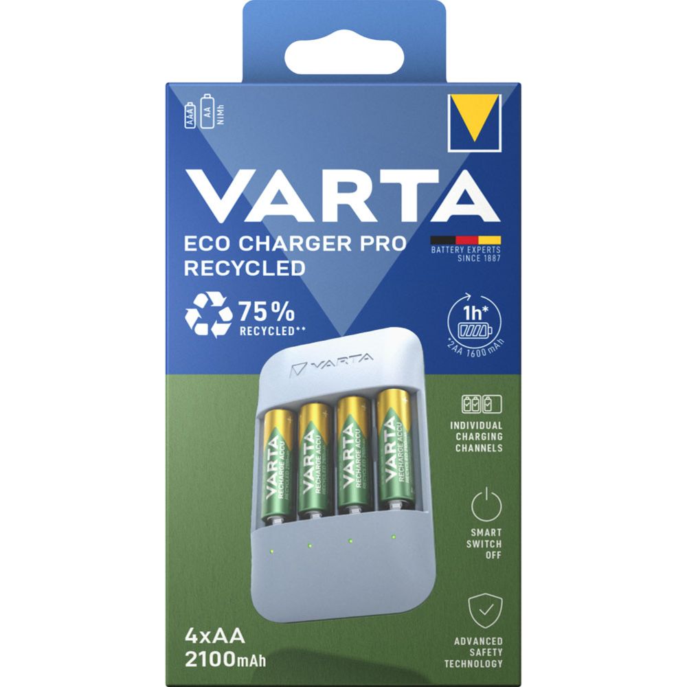 VARTA Eco Charger Pro akkuparistolaturi