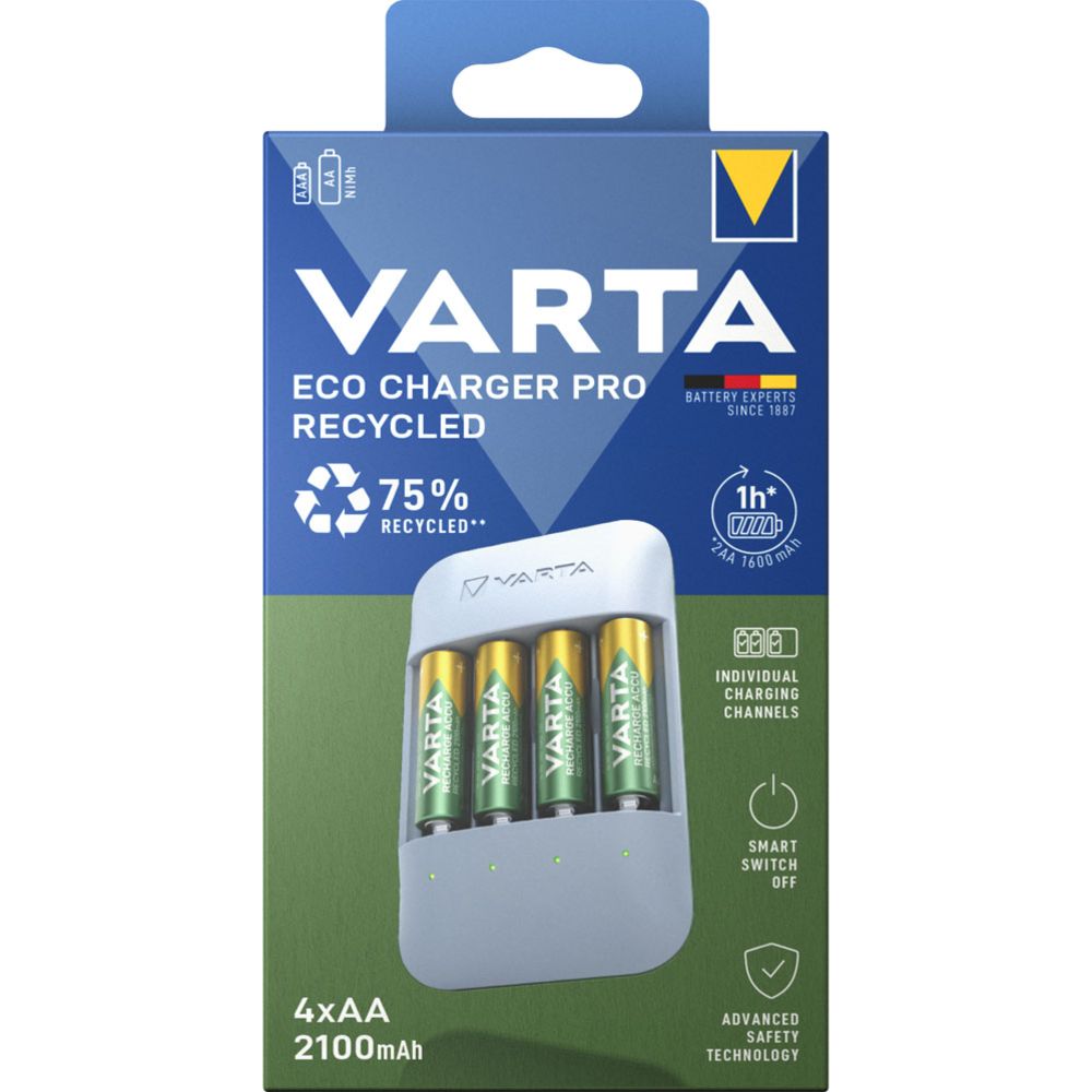 VARTA Eco Charger Pro batteriladdare