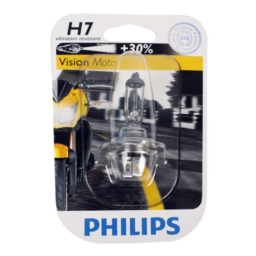 Mootorratta Philips Vision Moto H7 +30% 12V