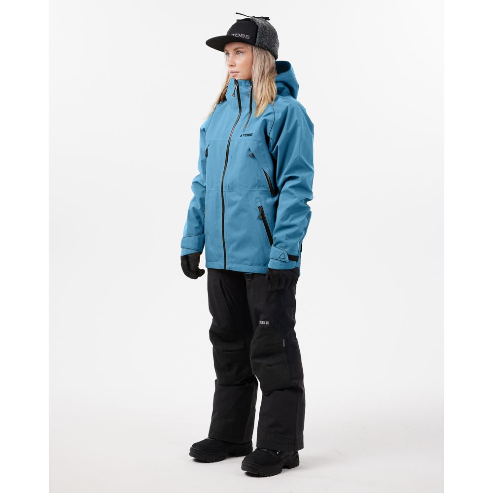 Tobe Vivid skoterjacka Mallard Blue
