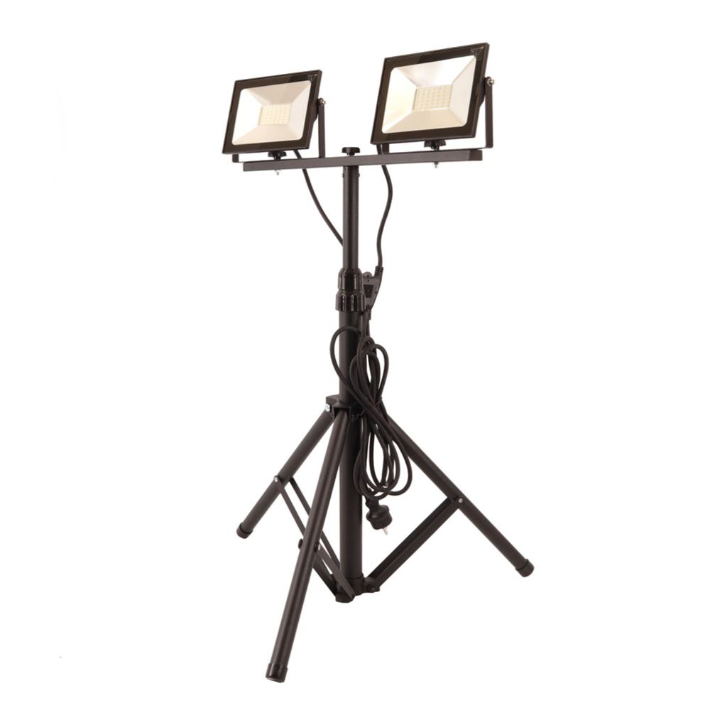 Emax Slim Ultra statiiviga LED-töövalgusti, 2 x 30 W, 2 x 3000 lm, 4000 K, IP44