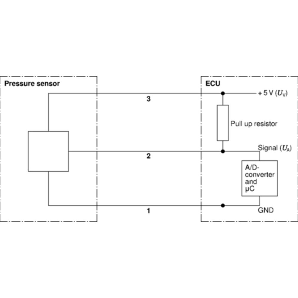 Sensor, bränsletryck 28-00133