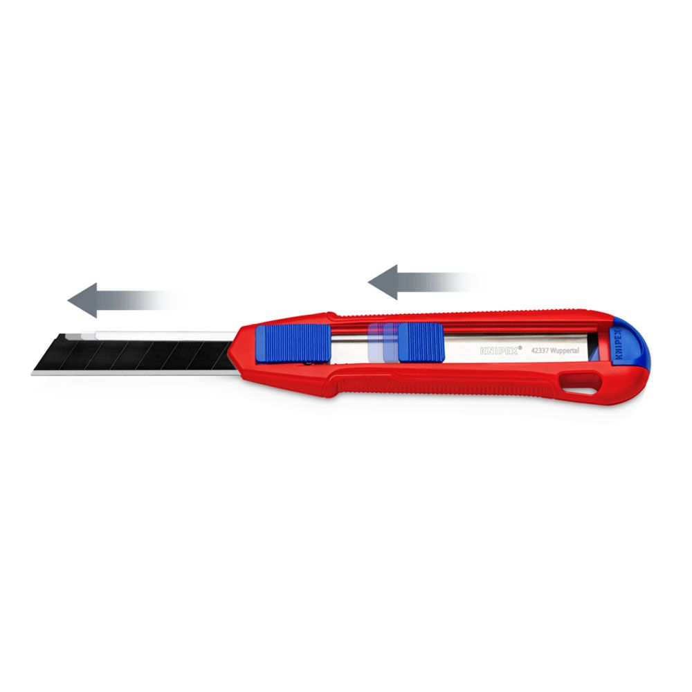 Knipex® 90 10 165 CutiX brytbladskniv med magnesiumram 18 mm