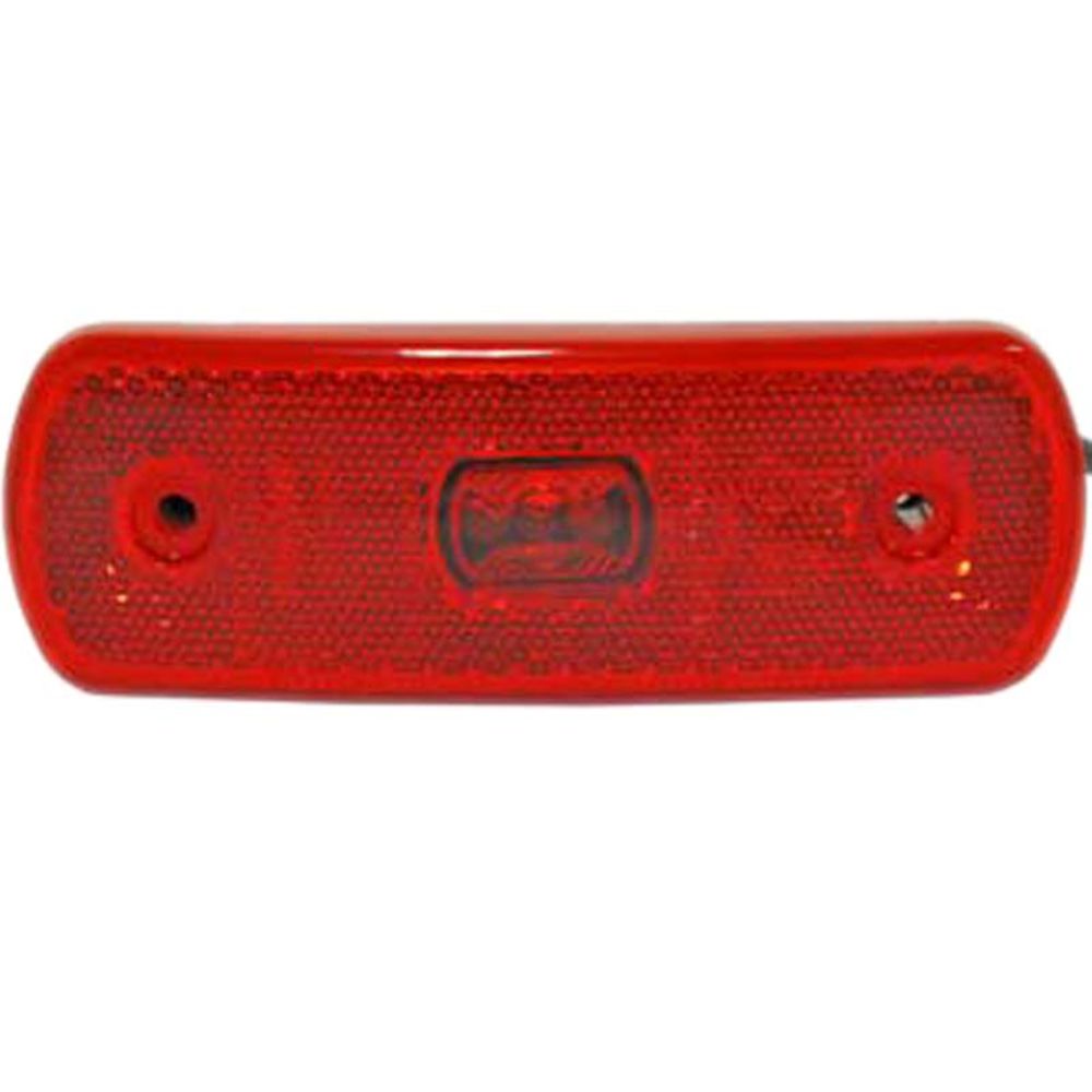LED-positionsljus 12V-24V röd 11 cm