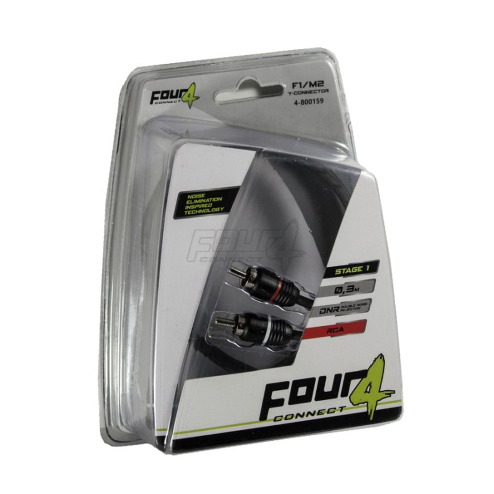 FOUR Connect stage1 RCA Y-juhe 1 x emane + 2 x isane