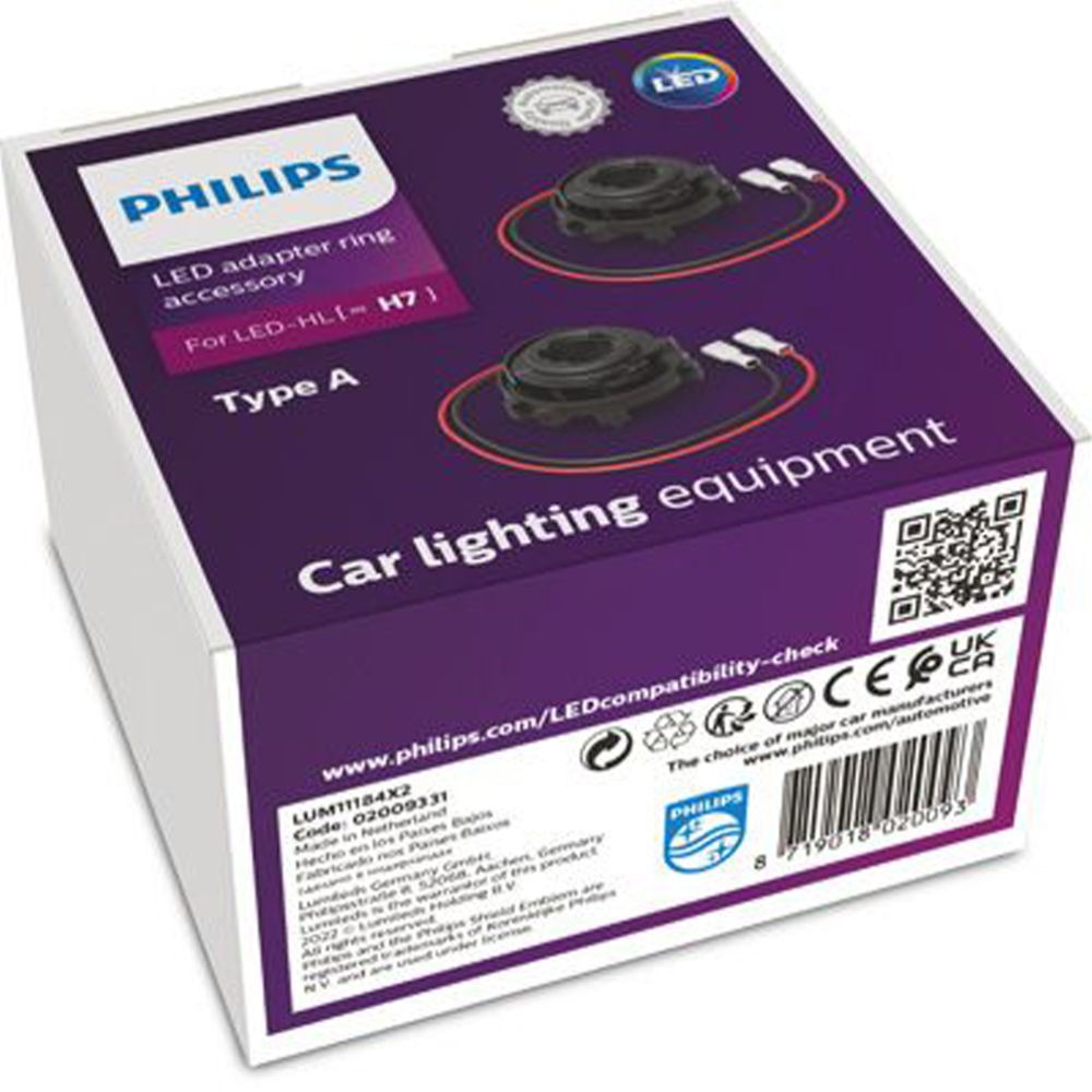 Philips adapterpar för LED-billampa A 11184