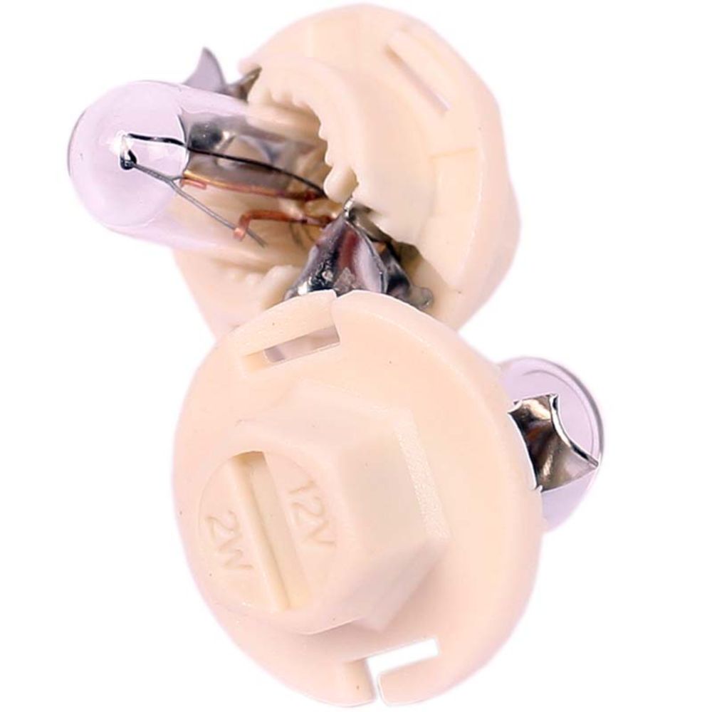 B8,4d VDO plastsockellampa 12V/2W 2 st.