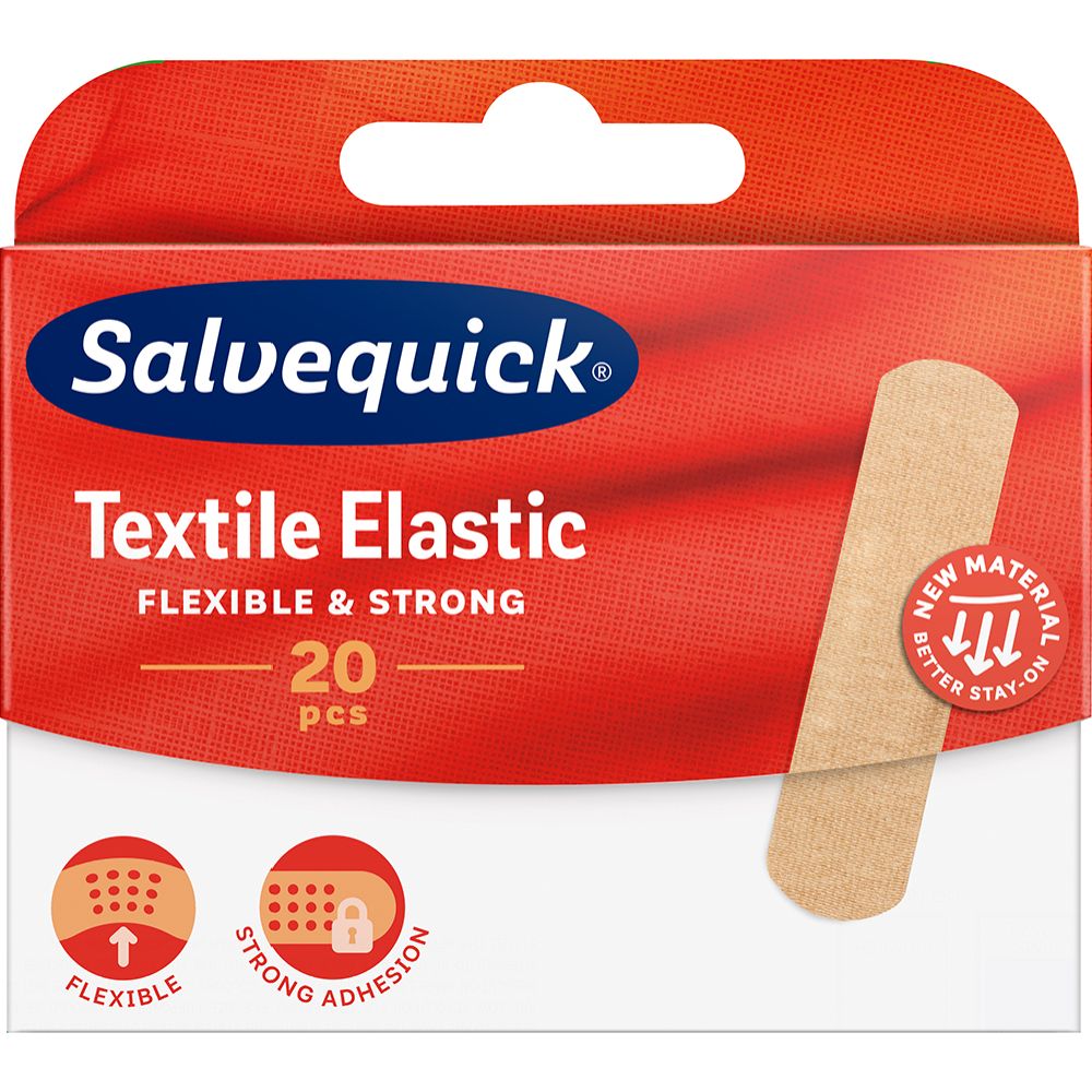 Salvequick Textile Elastic kangaslaastari 20kpl