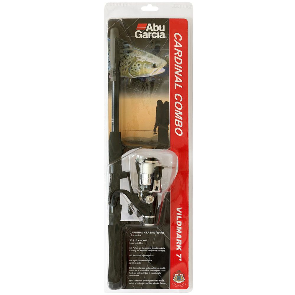 Abu Garcia Cardinal Vildmark 7' Tele spinningukomplekt haspelrulliga