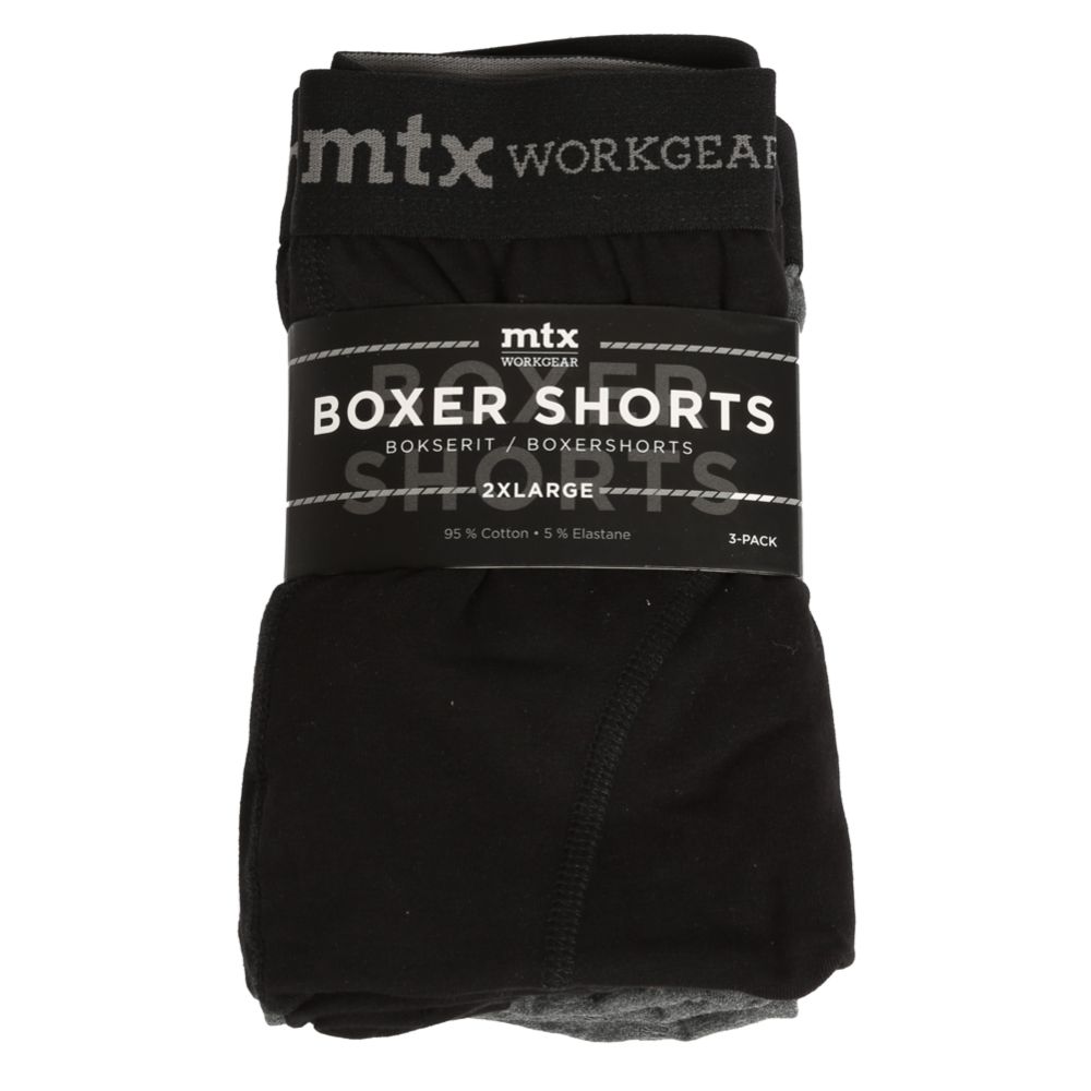 MTX Workgear boxershorts 3 st. 3XL