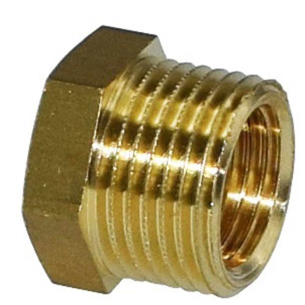 Bussning, mässing 1/2"-->1/4"