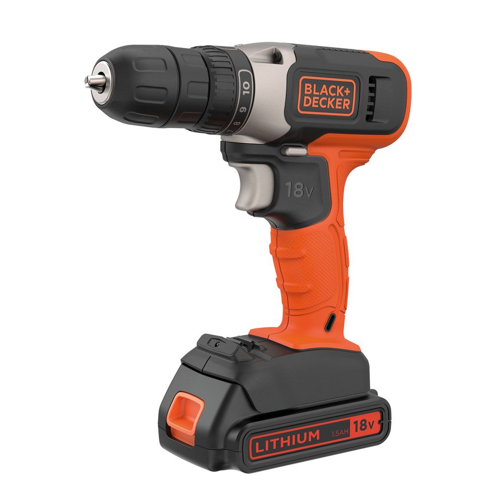 BLACK+DECKER BCD001 akkuporakone 1 x 1,5 Ah 18 V