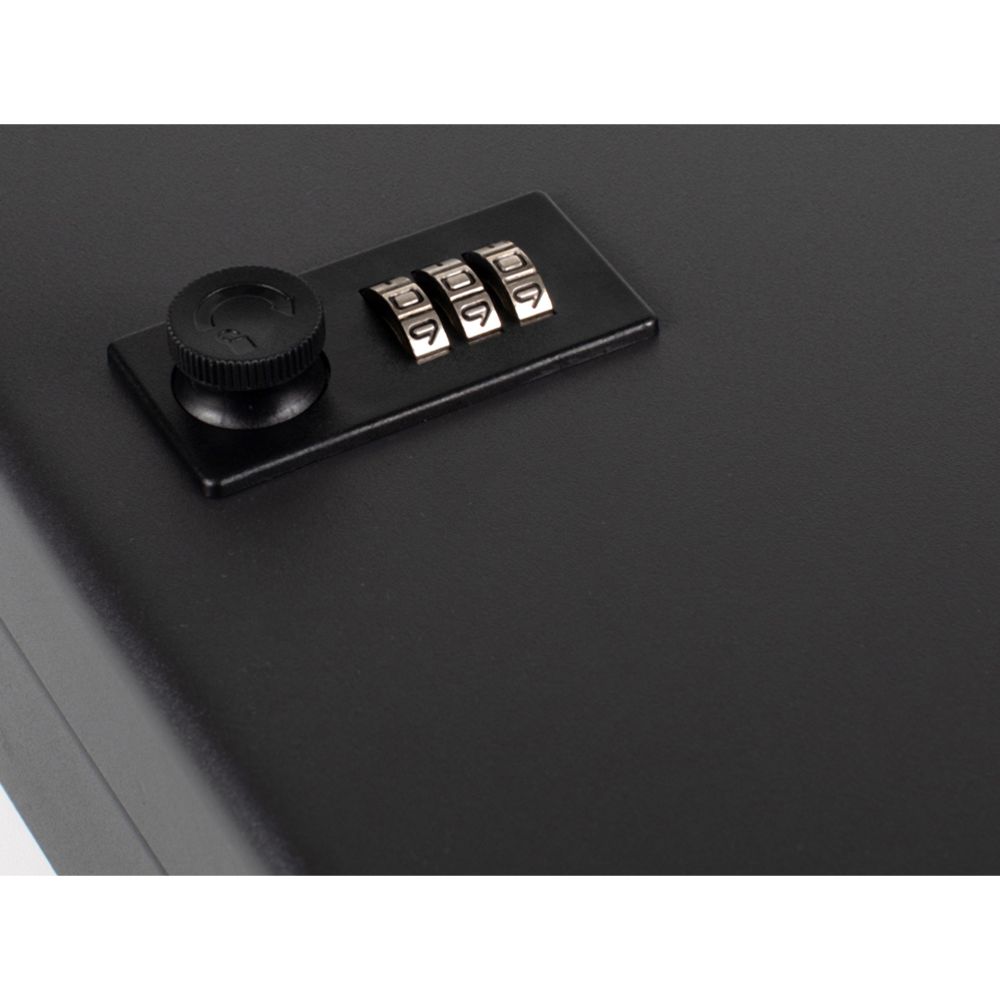 Pisla numerokoodilukollinen avainkaappi musta