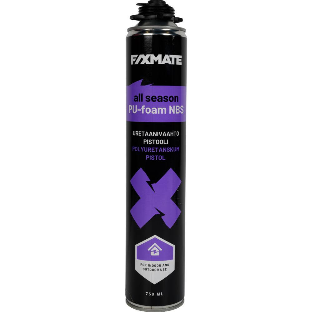 FixMate All Season uretaanivaahto pistooli 750 ml