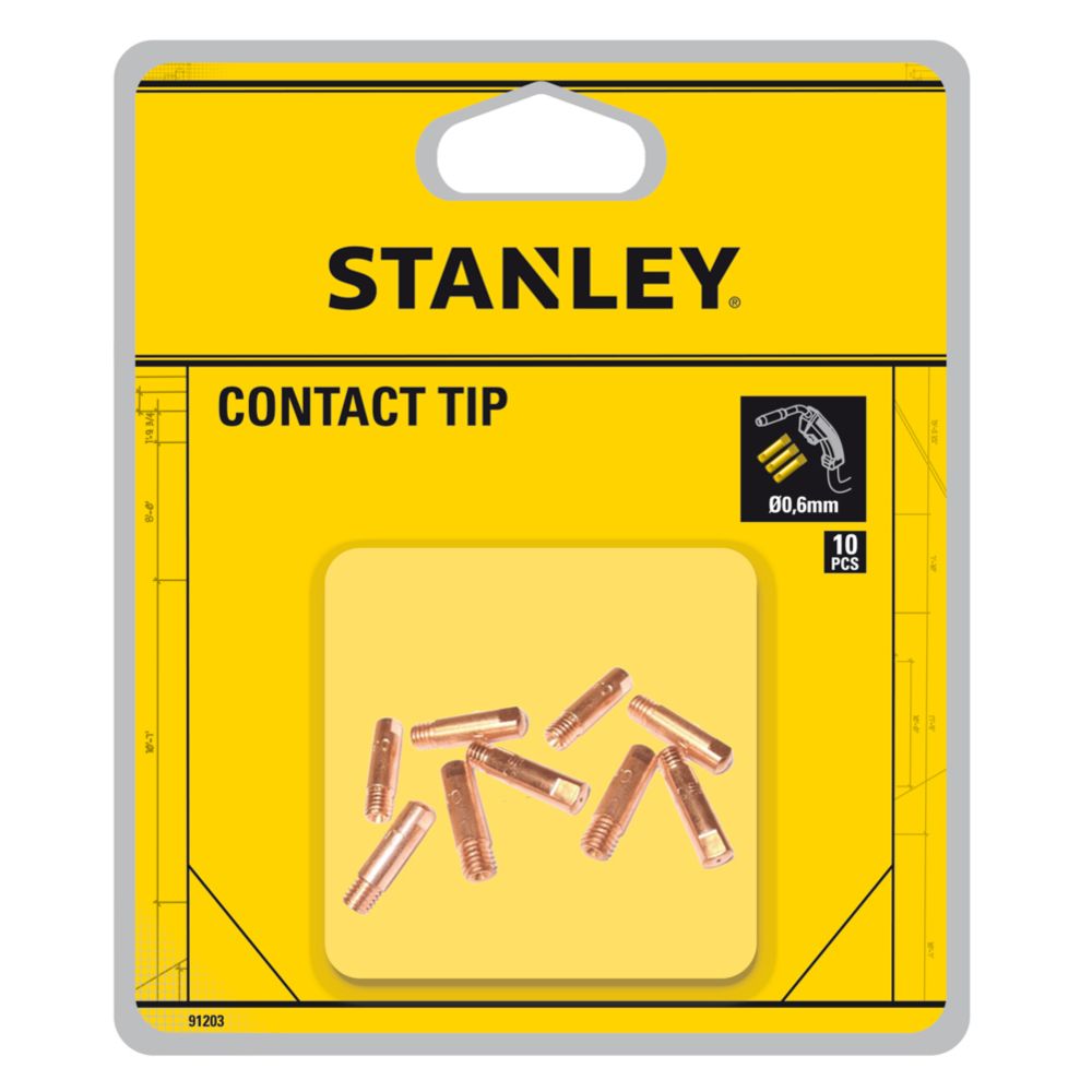 Stanley M6 kontaktrör 0.6 mm 10 st.